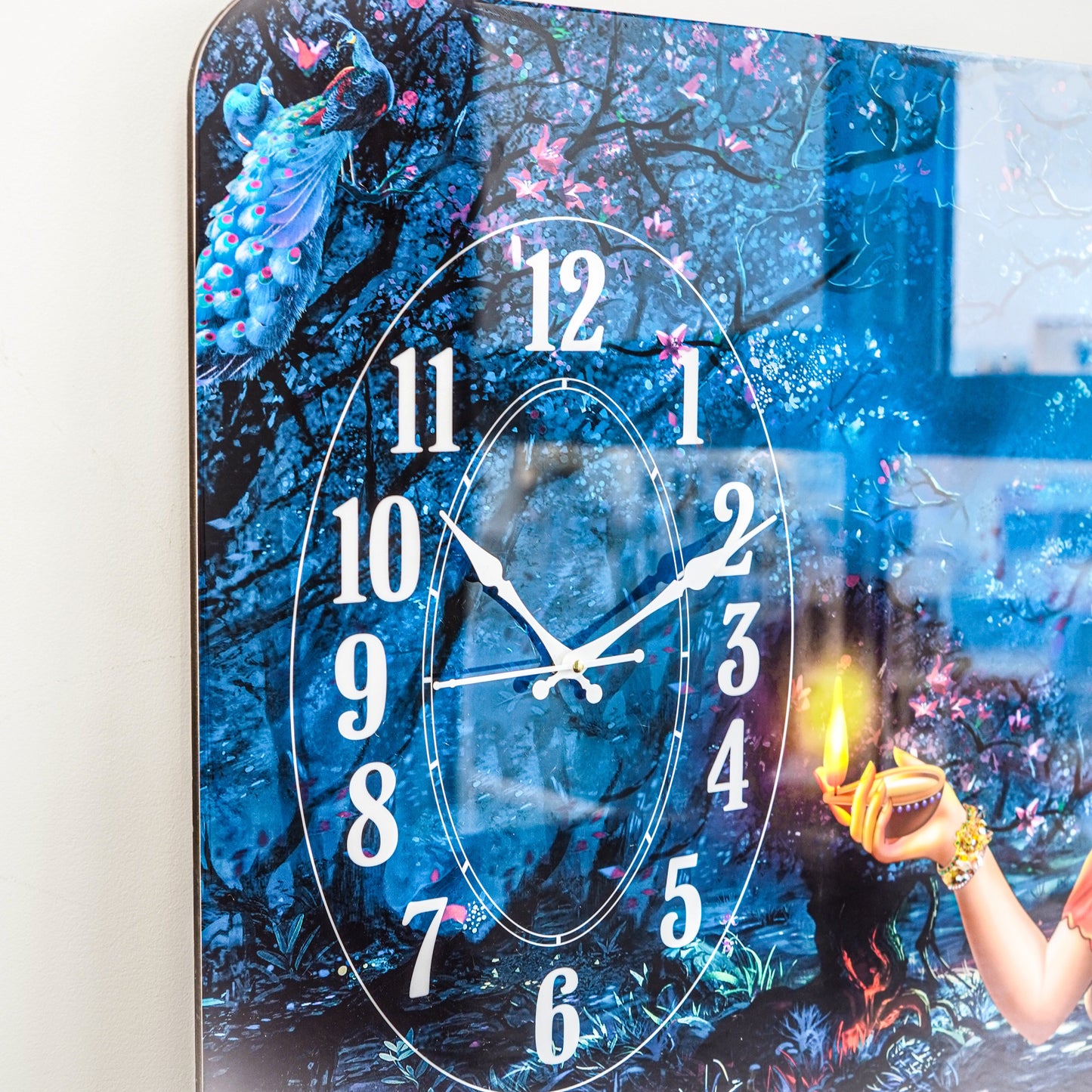 Reine Krsna Kala Chakra (Krishna's Time Wheel) Wall Clock