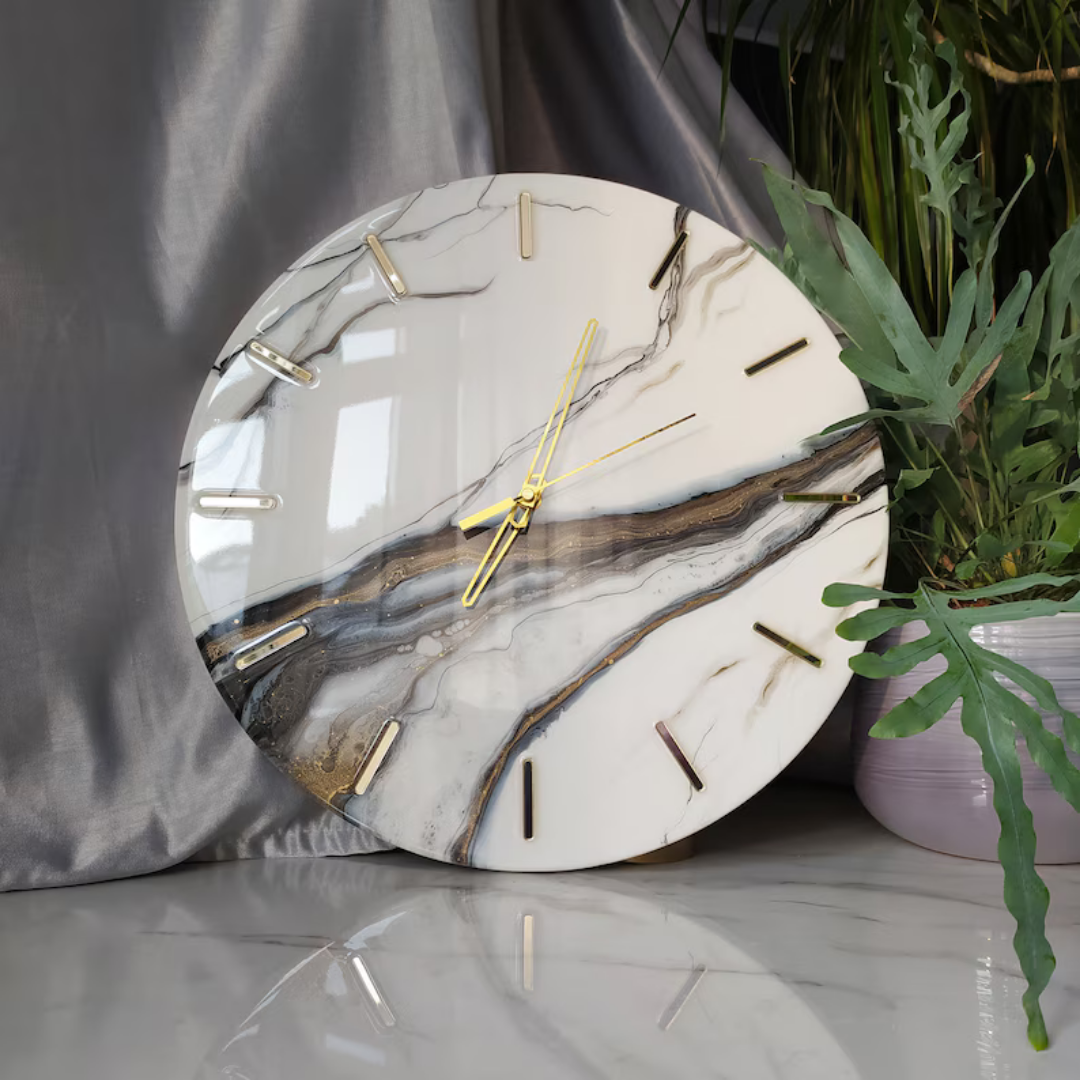 Mirror Glow Resin Wall Art