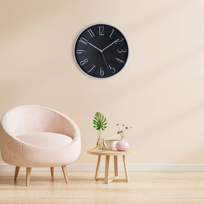 Black opal wall clock