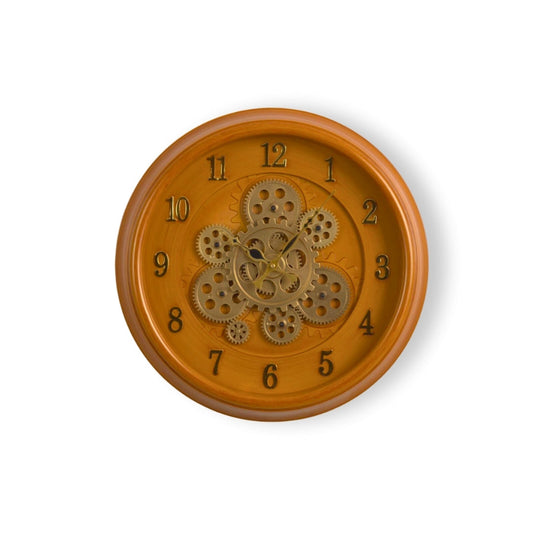 GearGo Luxury Wall Clock With Moving Gear Mechanism
