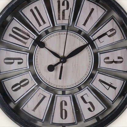 Wheel wall clock
