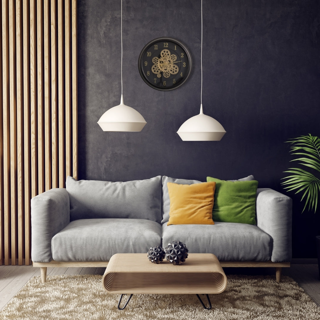 Cyclo Luxury Wall Clock With Moving Gear Mechanism