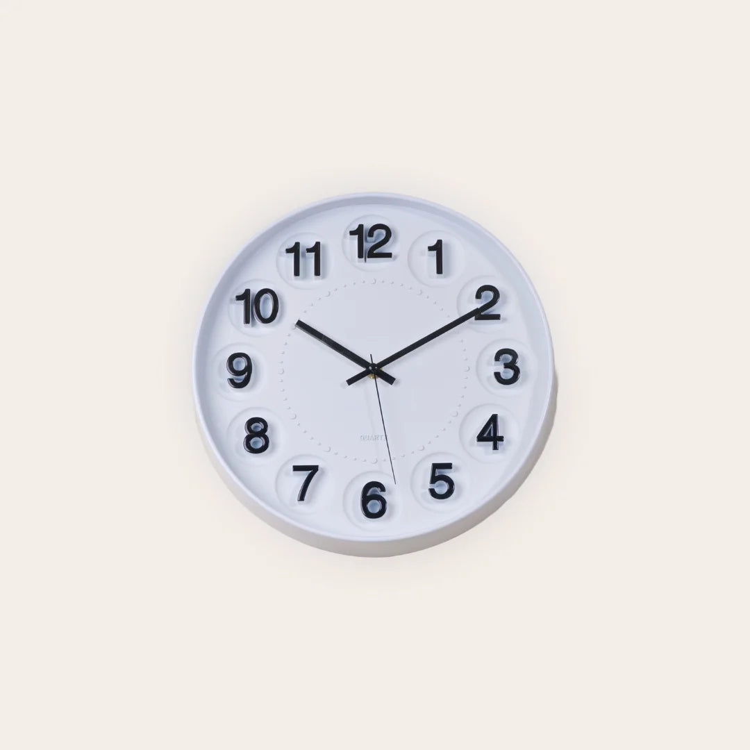 Circa White wall clock