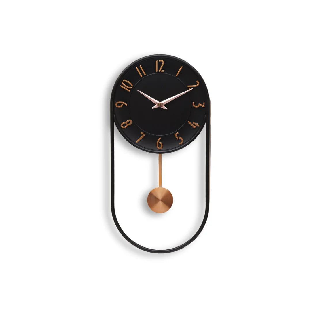 PendulumWave wall clock (black)
