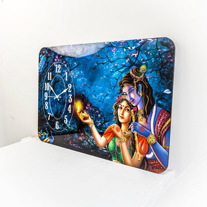Reine Krsna Kala Chakra (Krishna's Time Wheel) Wall Clock