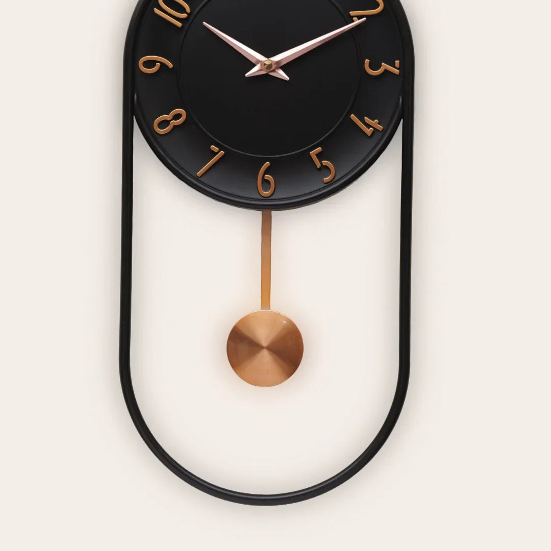 PendulumWave wall clock (black)