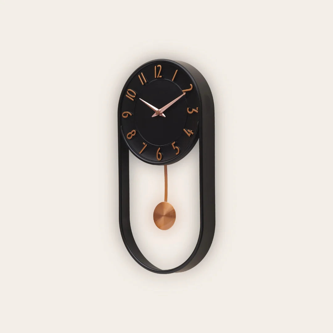 PendulumWave wall clock (black)