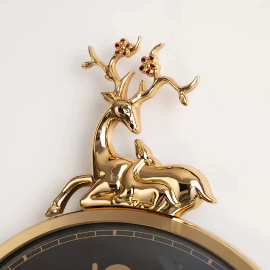 Gearhaven Luxury Wall Clock With Moving Gear Mechanism