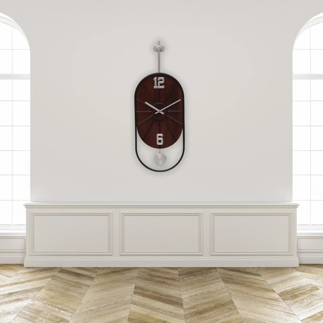 Antique Brownstone wall clock (cola)