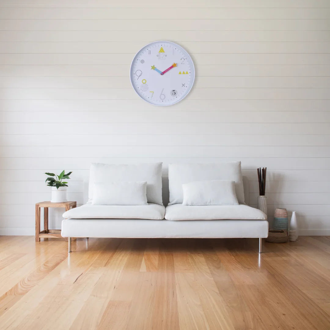 Frosty Time wall clock