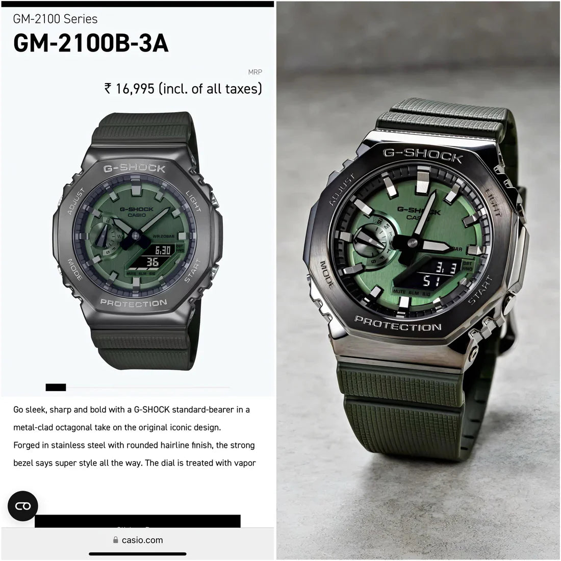 GM 2100 GREEN METAL BODY