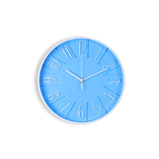 Blue opal wall clock