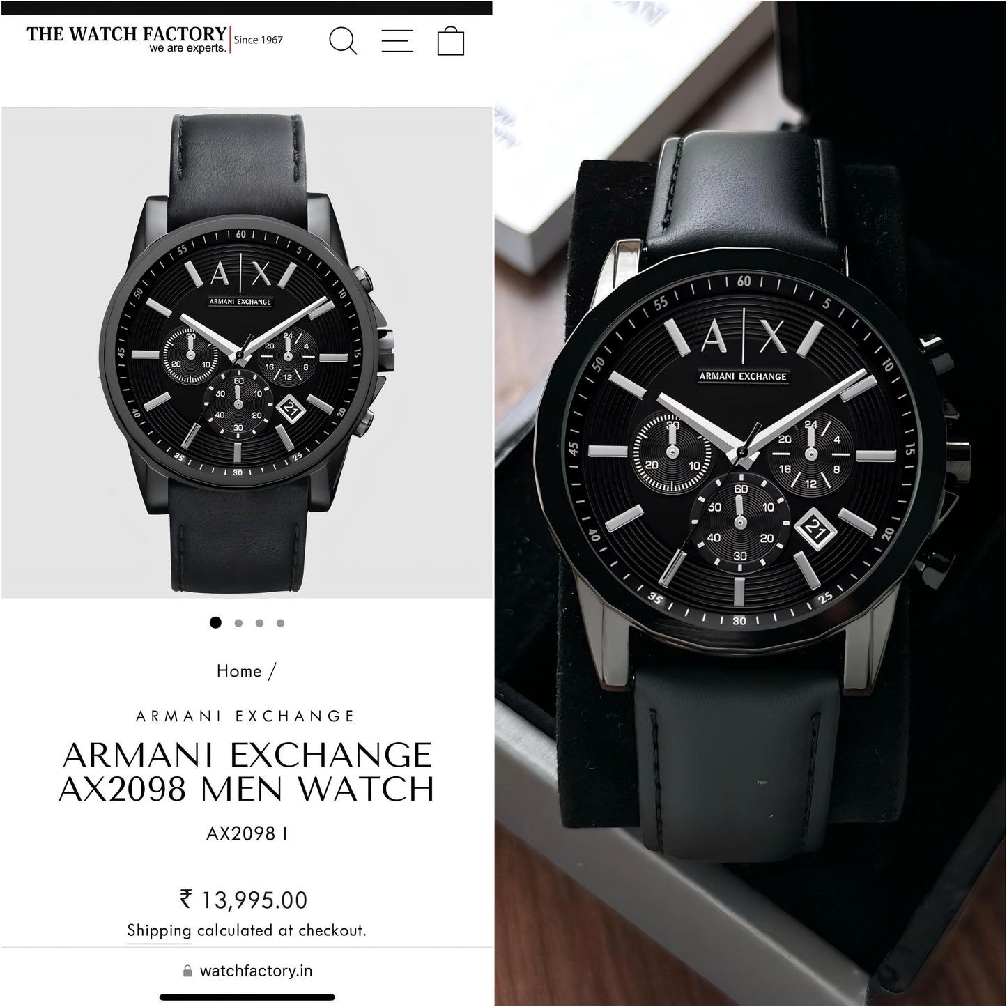 Armani Exchange Chrono Watch