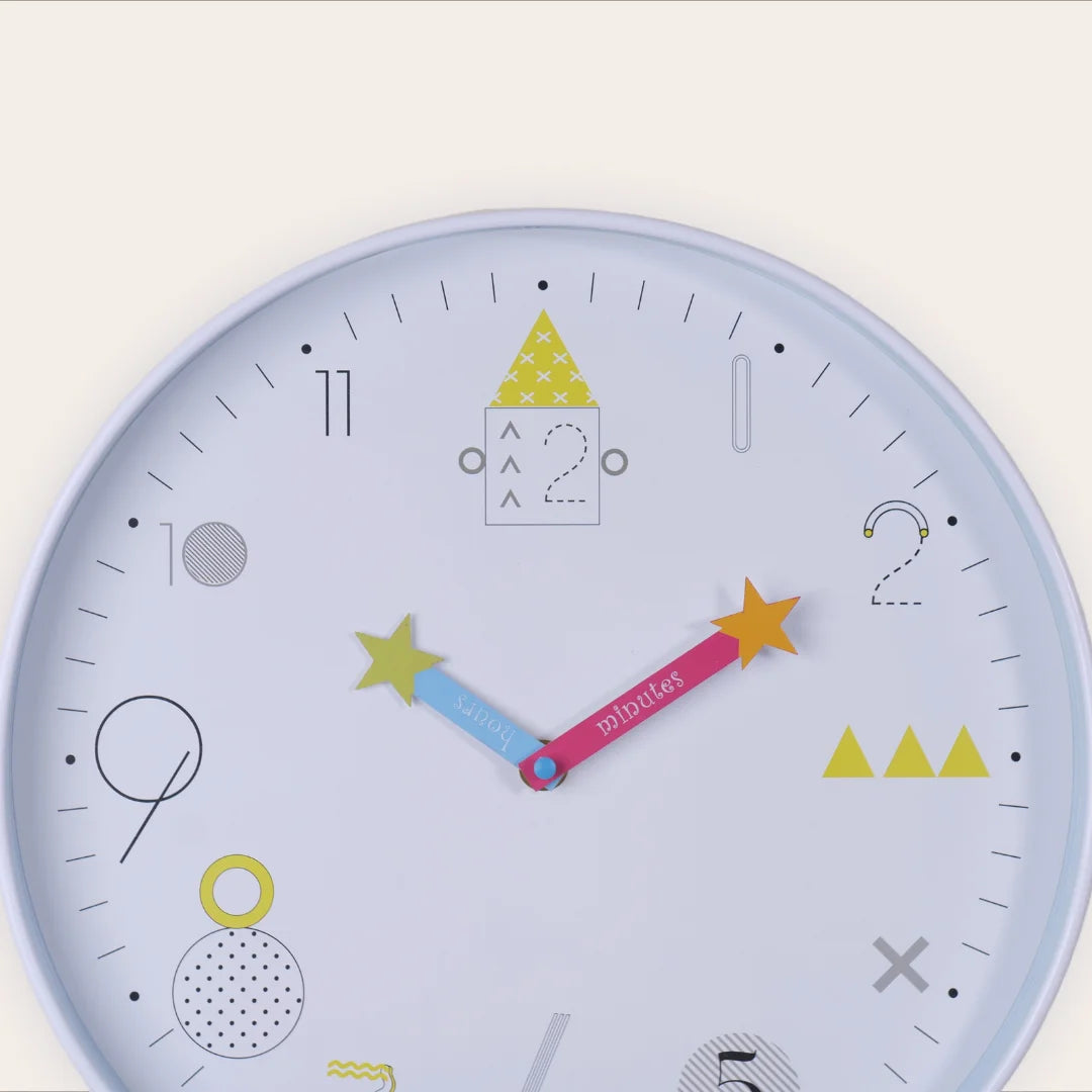 Frosty Time wall clock