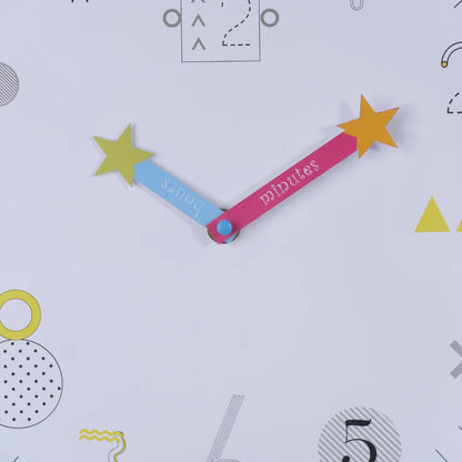 Frosty Time wall clock