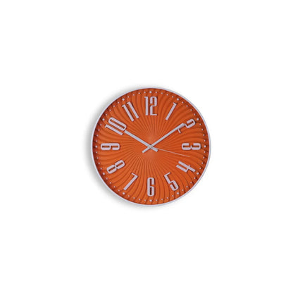 Orange perl wall clock