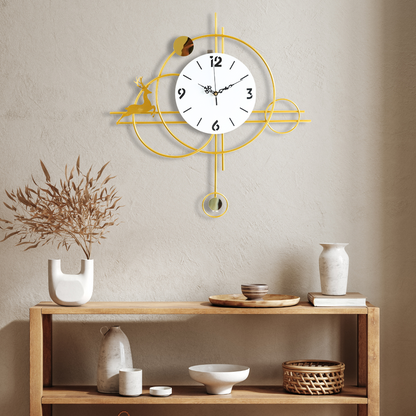 Golden Glen Wall Clock