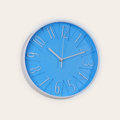 Blue opal wall clock