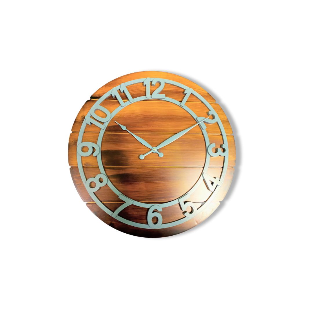 Wooden Keeper wall clock