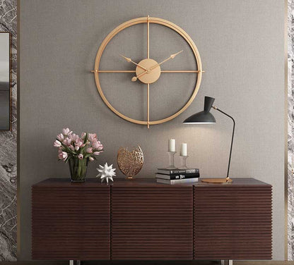 Clocktron double metal wall clock