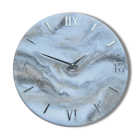Alabaster Glow Resin Art