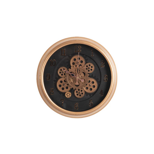 Cyclo Luxury Wall Clock With Moving Gear Mechanism