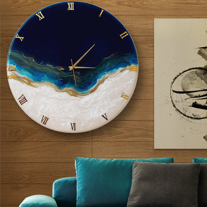 Skybound resin wall clock