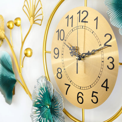 Classic Charm Golden Wall Clock