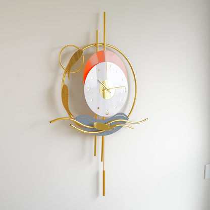 Golden timekeeper Wall Clock