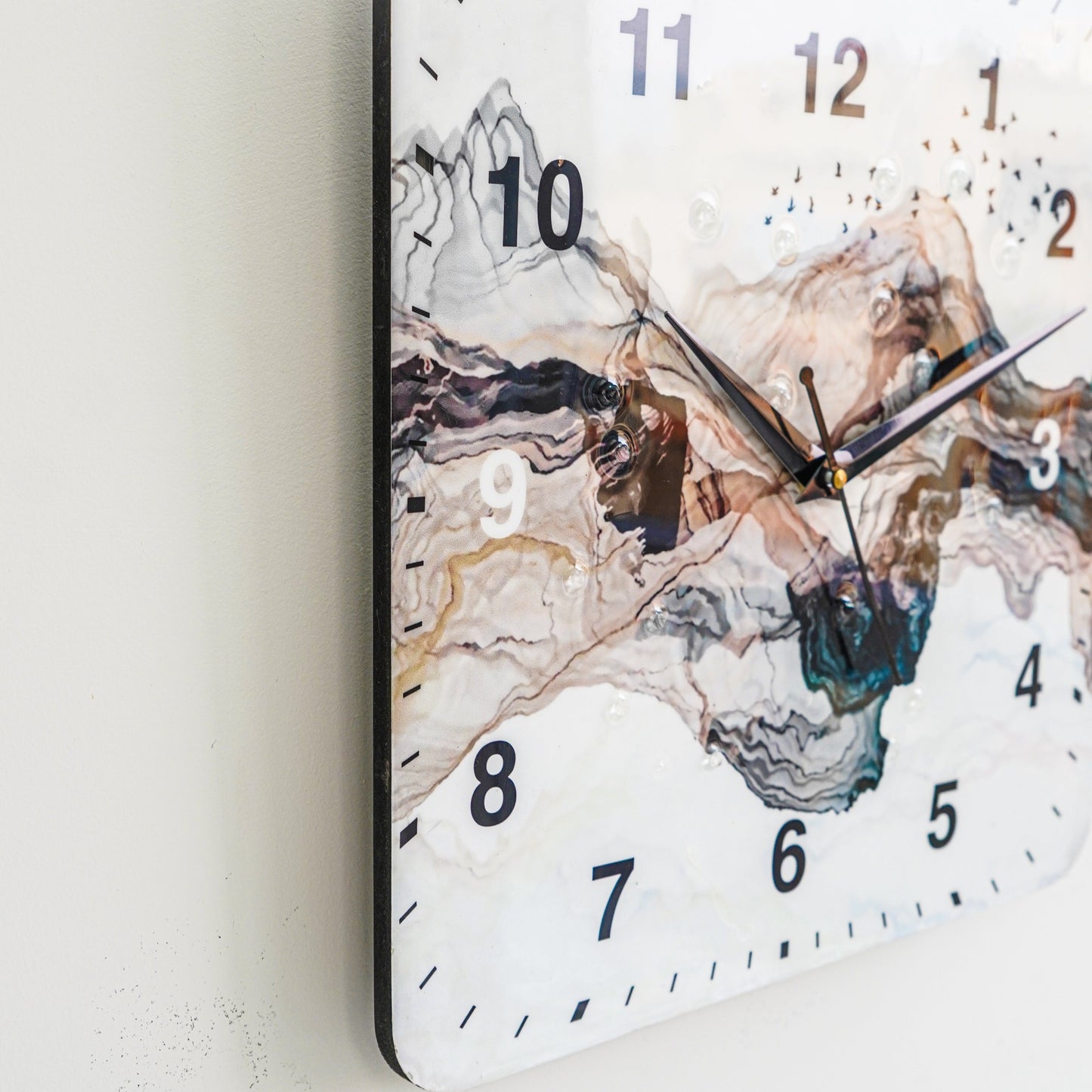 GlossyGlow Wall Clock
