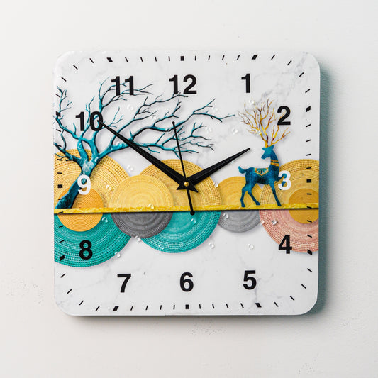 Deer Whisperer Wall Clock