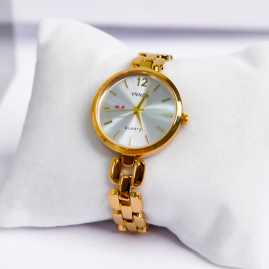 Vnnox Ladies golden Hand Watch