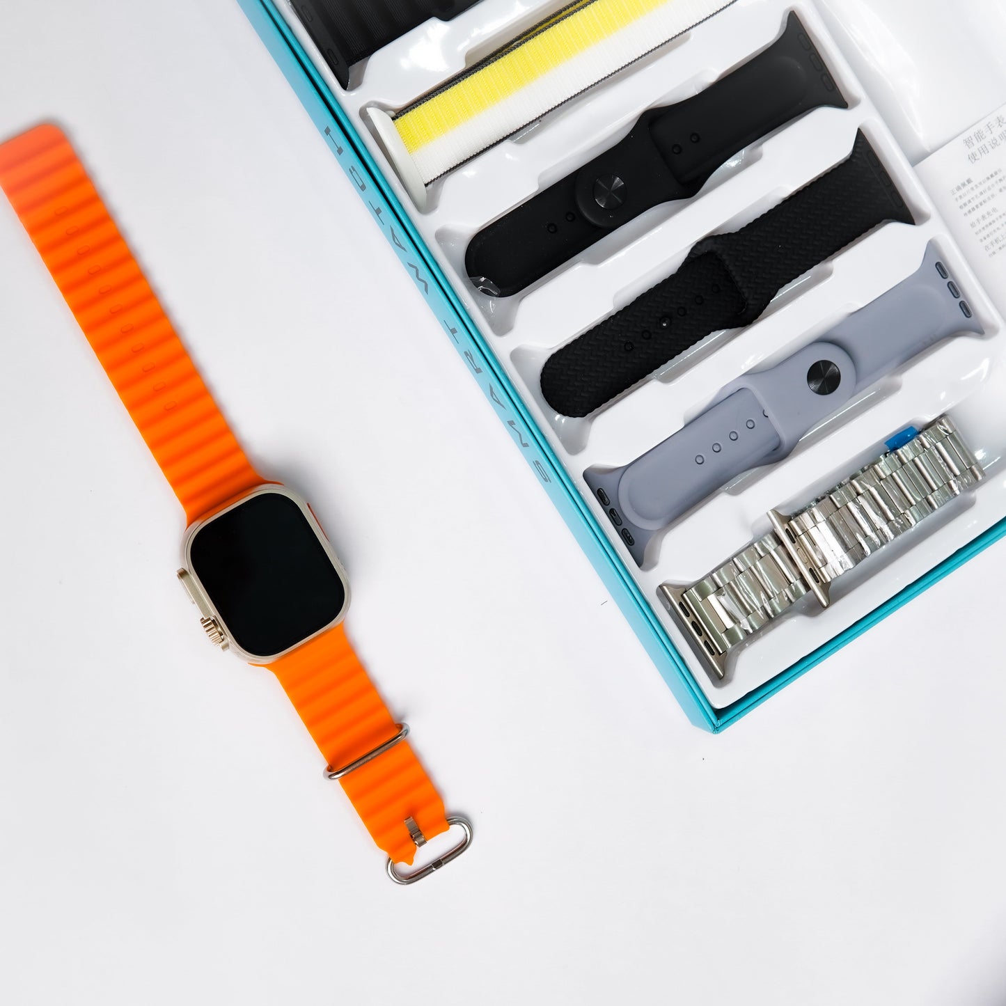 Ultra 2 Smart Watch, 10 in 1 straps