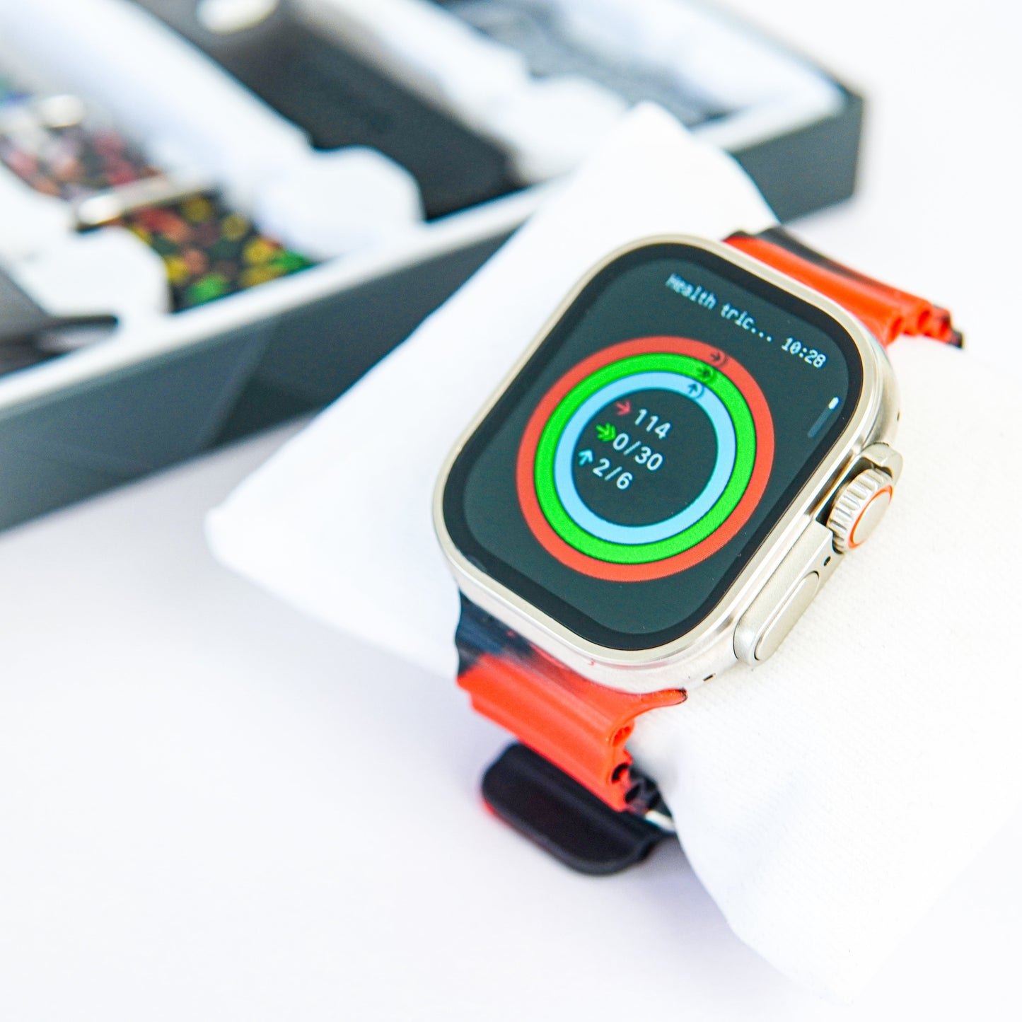 Ultra 2 Smart Watch, 10 in 1 straps