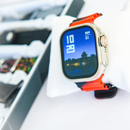 Ultra 2 Smart Watch, 10 in 1 straps