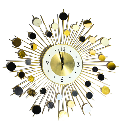 Golden Heritage Hour Wall Clock