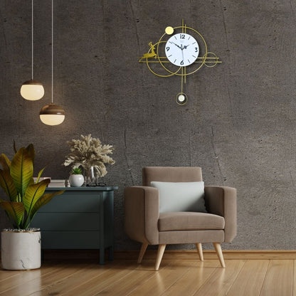 Golden Glen Wall Clock