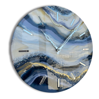 Lustrous Time Resin Wall Art