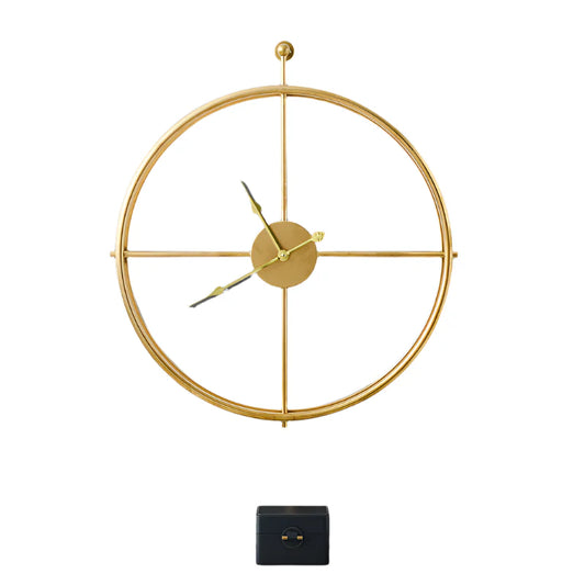 Clocktron double metal wall clock