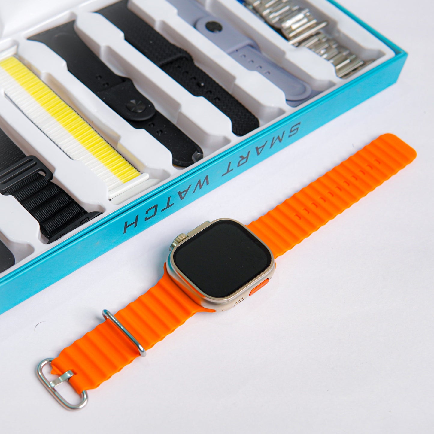 Ultra 2 Smart Watch, 10 in 1 straps