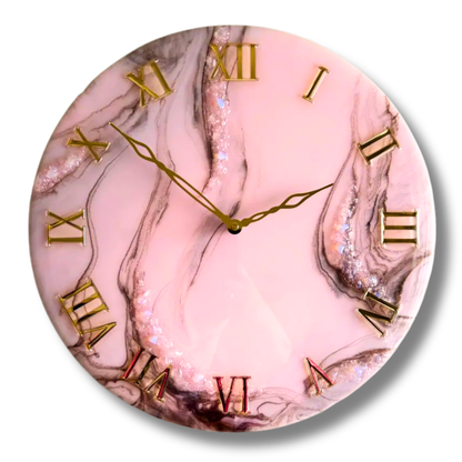 Pink Horizon Resin Wall Art