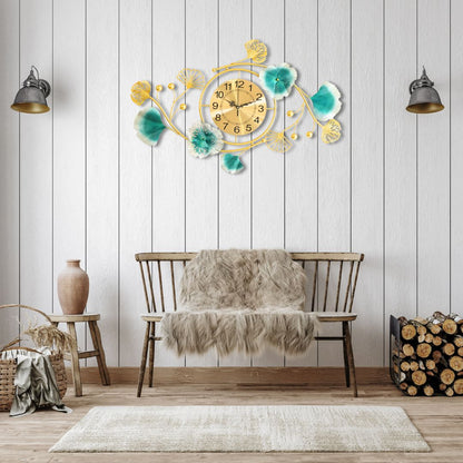 Classic Charm Golden Wall Clock