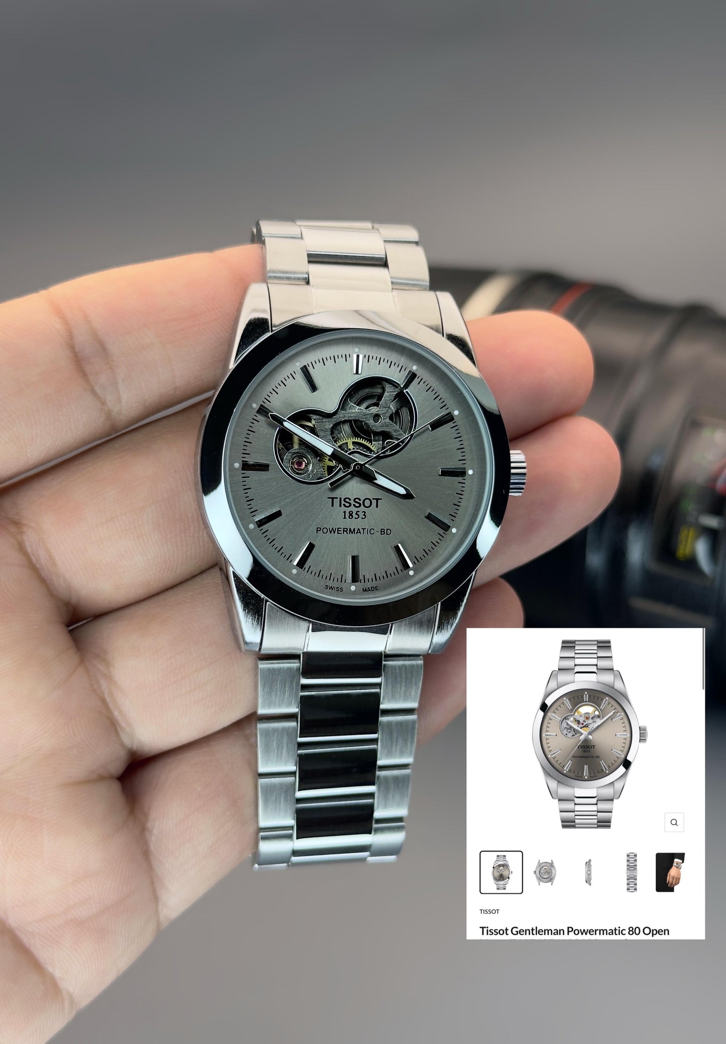 T-Classic T-complication Mechanical Manual-winding Open Dial Men's Watch