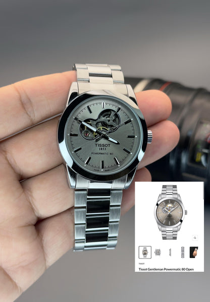 T-Classic T-complication Mechanical Manual-winding Open Dial Men's Watch