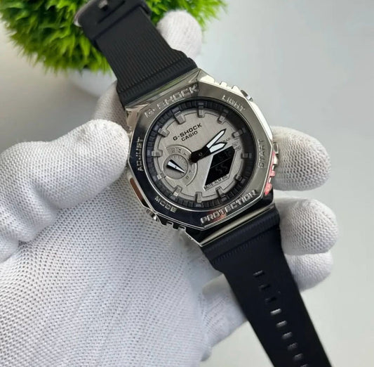2100 SILVER-BLACK Metal Body