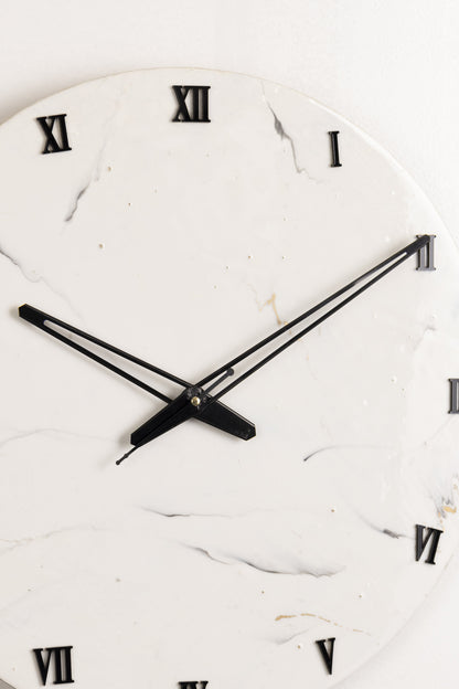 Snowy Peak resin clock